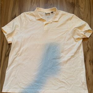 Cream Polo Shirt in XL